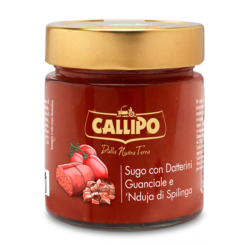 Sugo con Datterini Guanciale e ‘Nduja di Spilinga